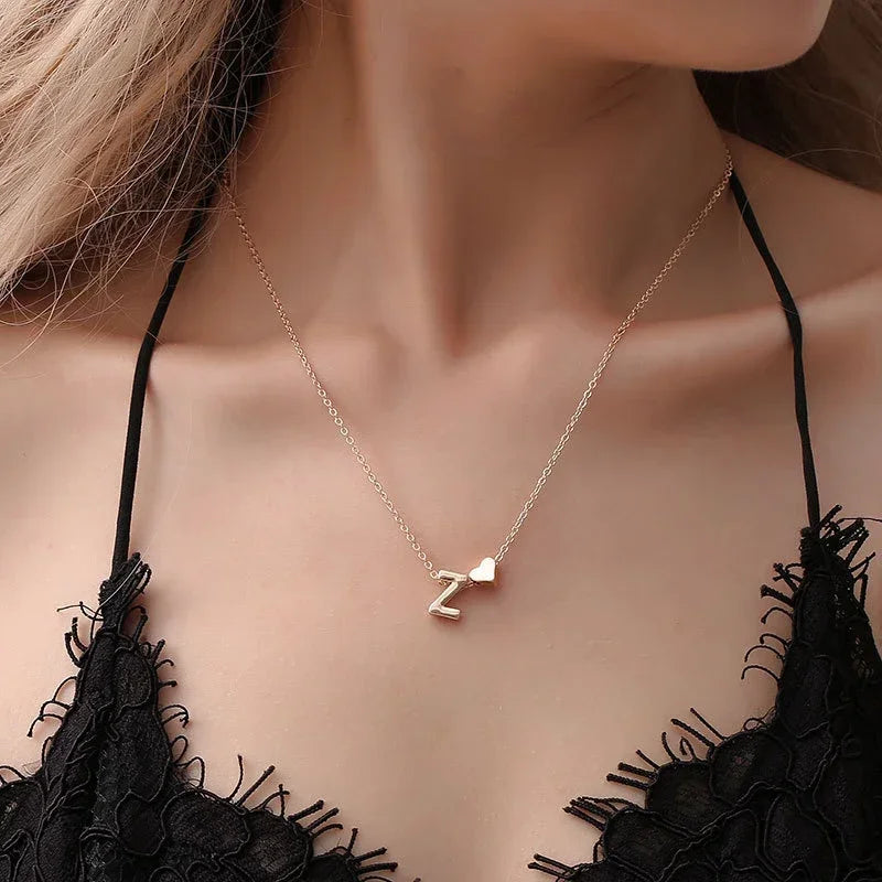 Golden Letter Glow Necklace 💎