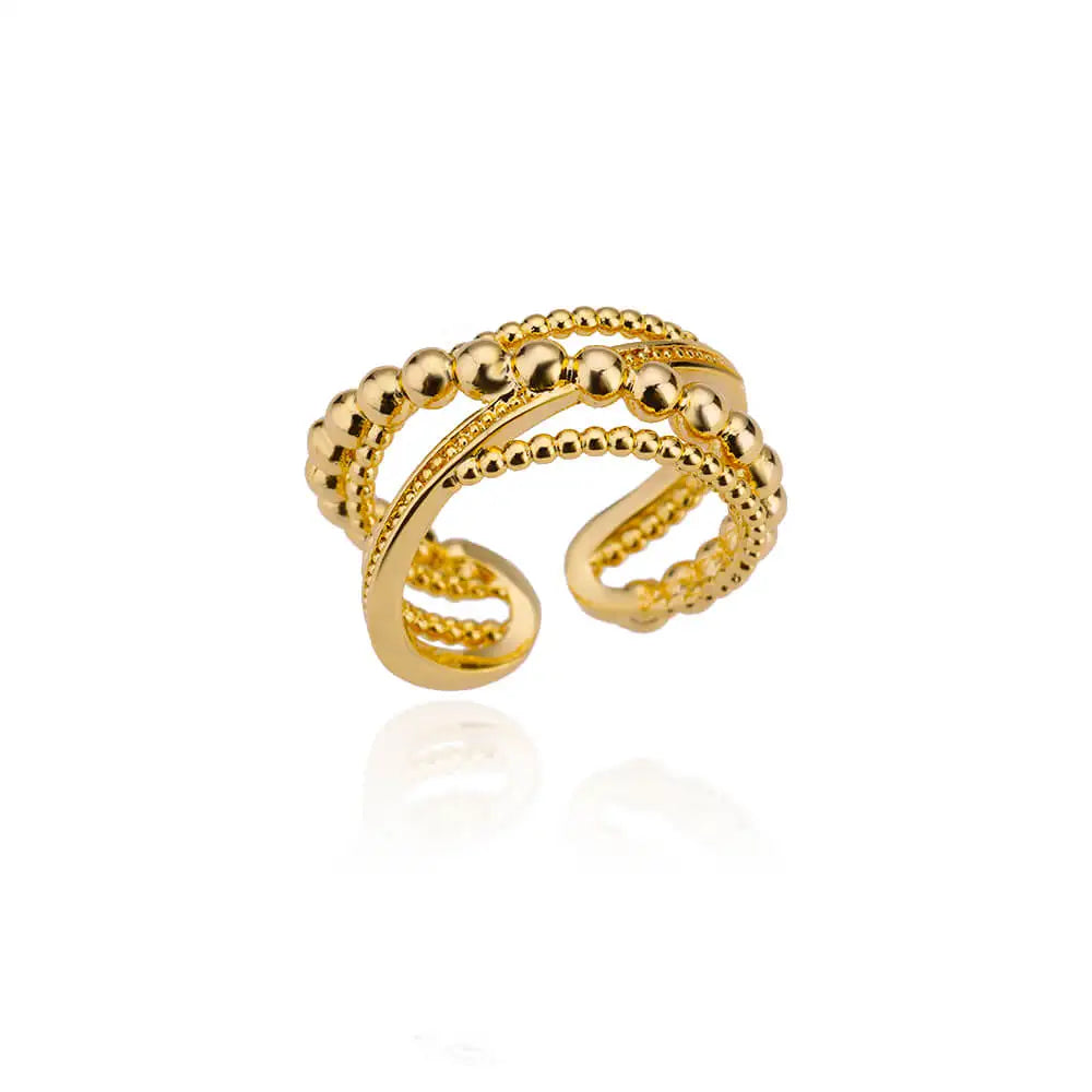 💍 Eternal Gold Ring – Timeless Elegance ✨