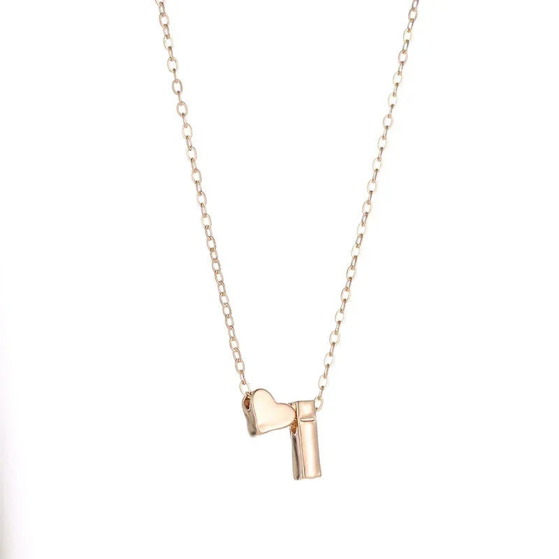 Golden Letter Glow Necklace 💎