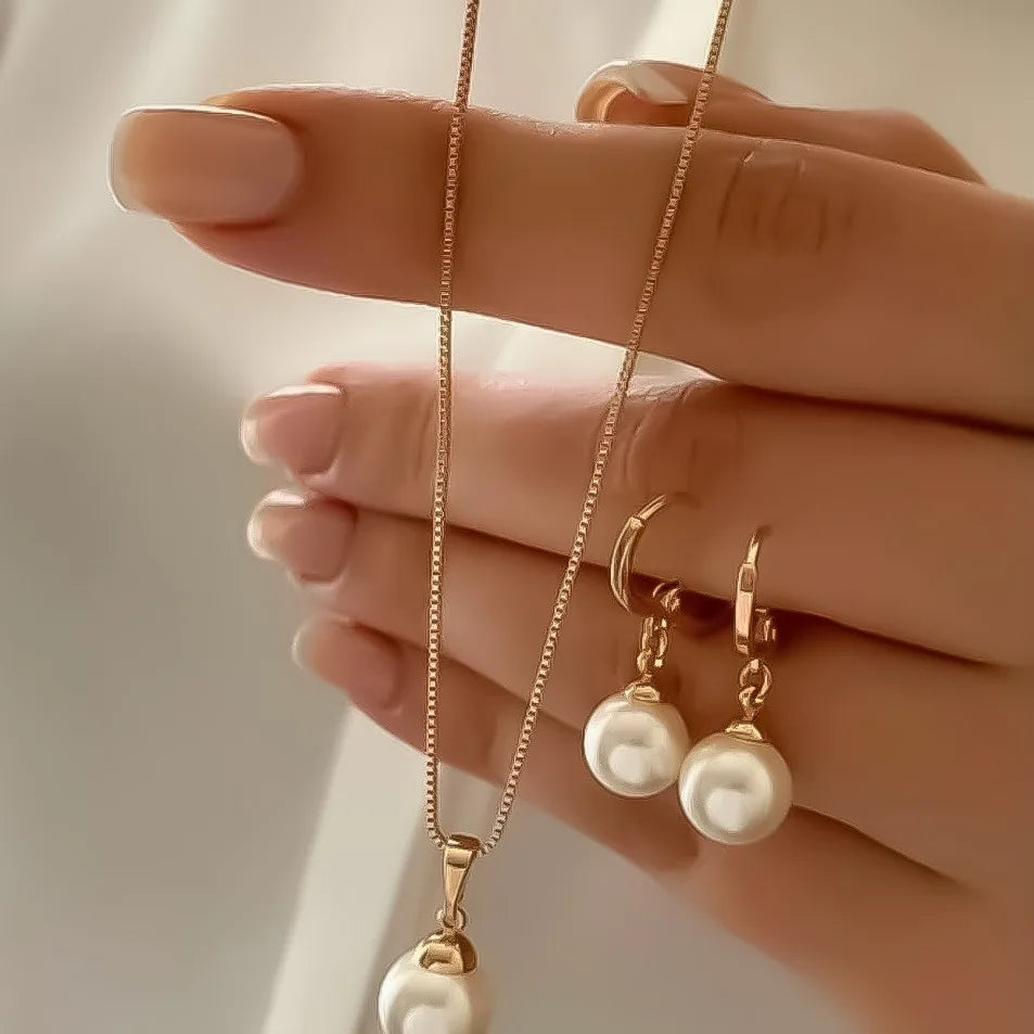 Charmelle Pearl Elegance Set 🤍✨