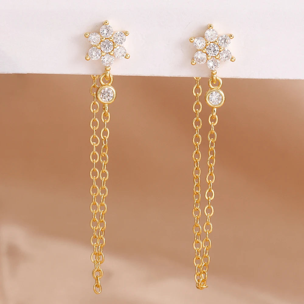 ✨ Celestial Star Zircon Earrings ✨