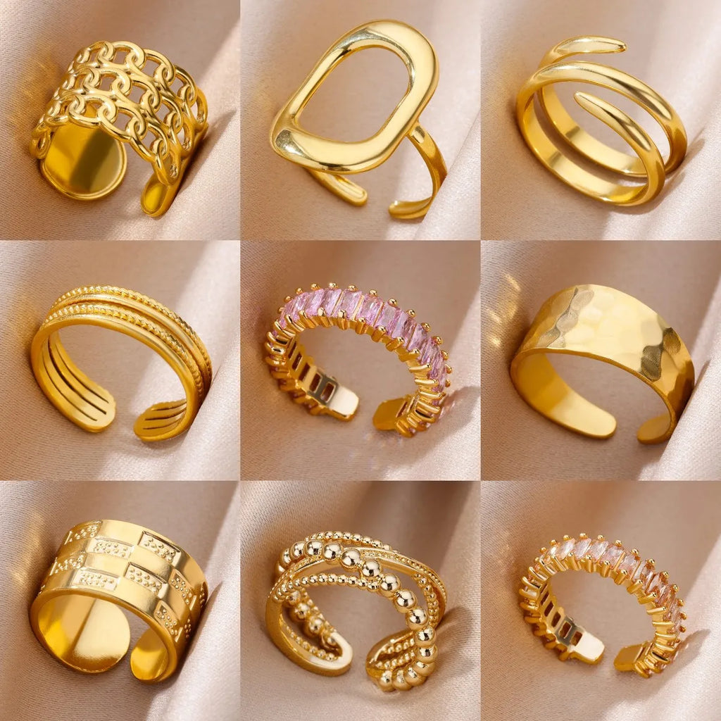 💍 Eternal Gold Ring – Timeless Elegance ✨