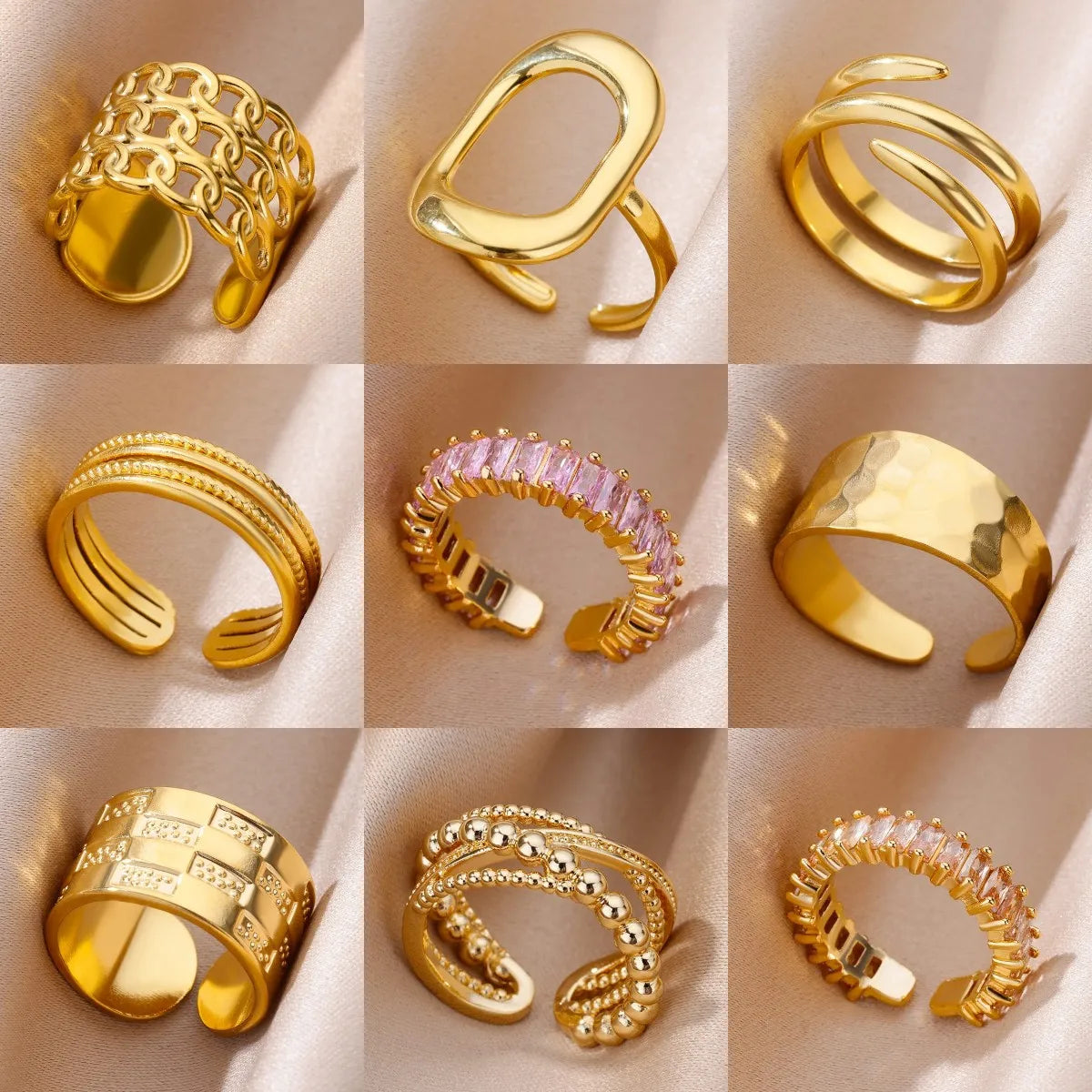 💍 Eternal Gold Ring – Timeless Elegance ✨