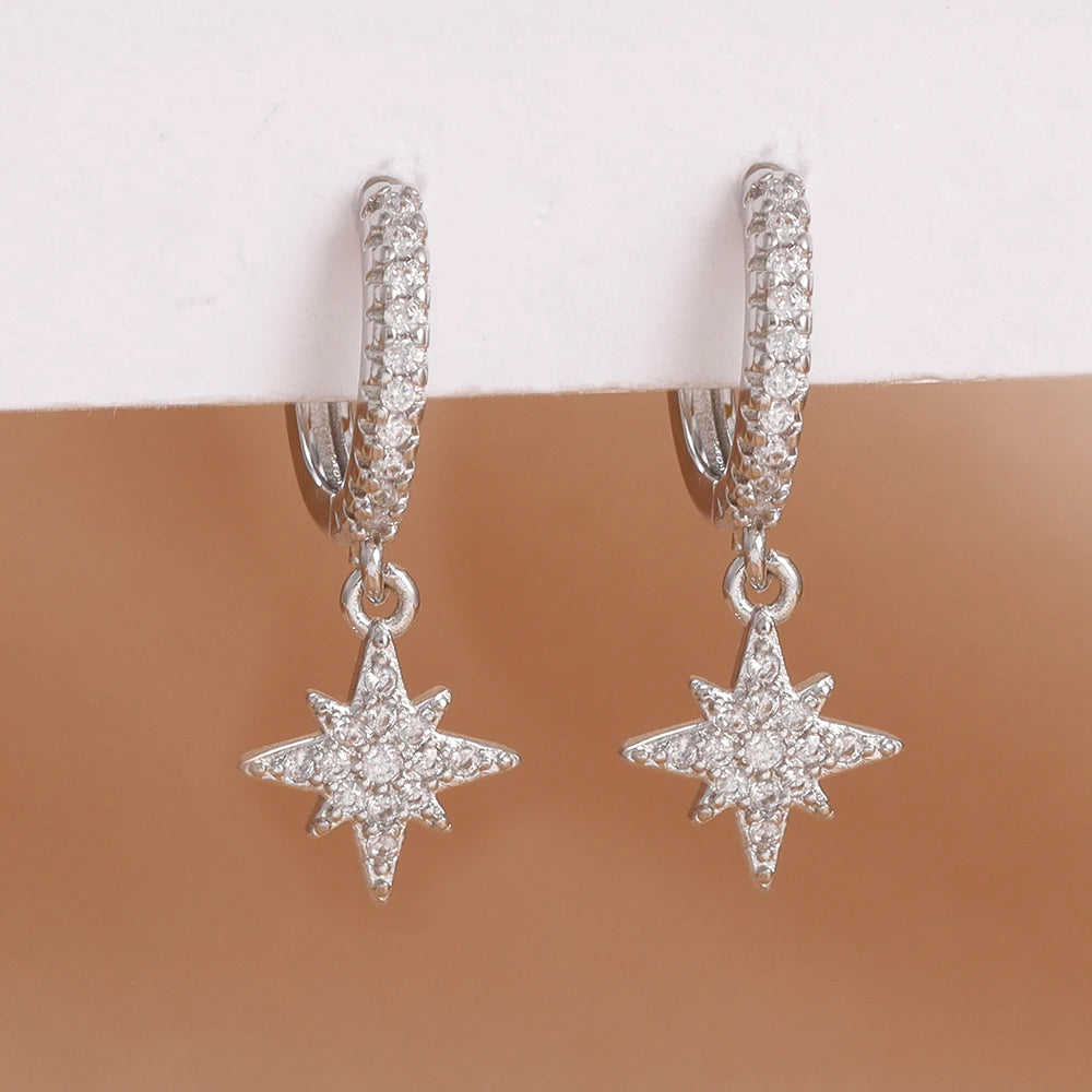 ✨ Celestial Star Zircon Earrings ✨