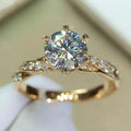 Huitan Luxury CZ Ring.