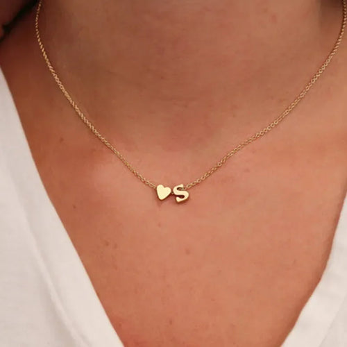 Golden Letter Glow Necklace 💎