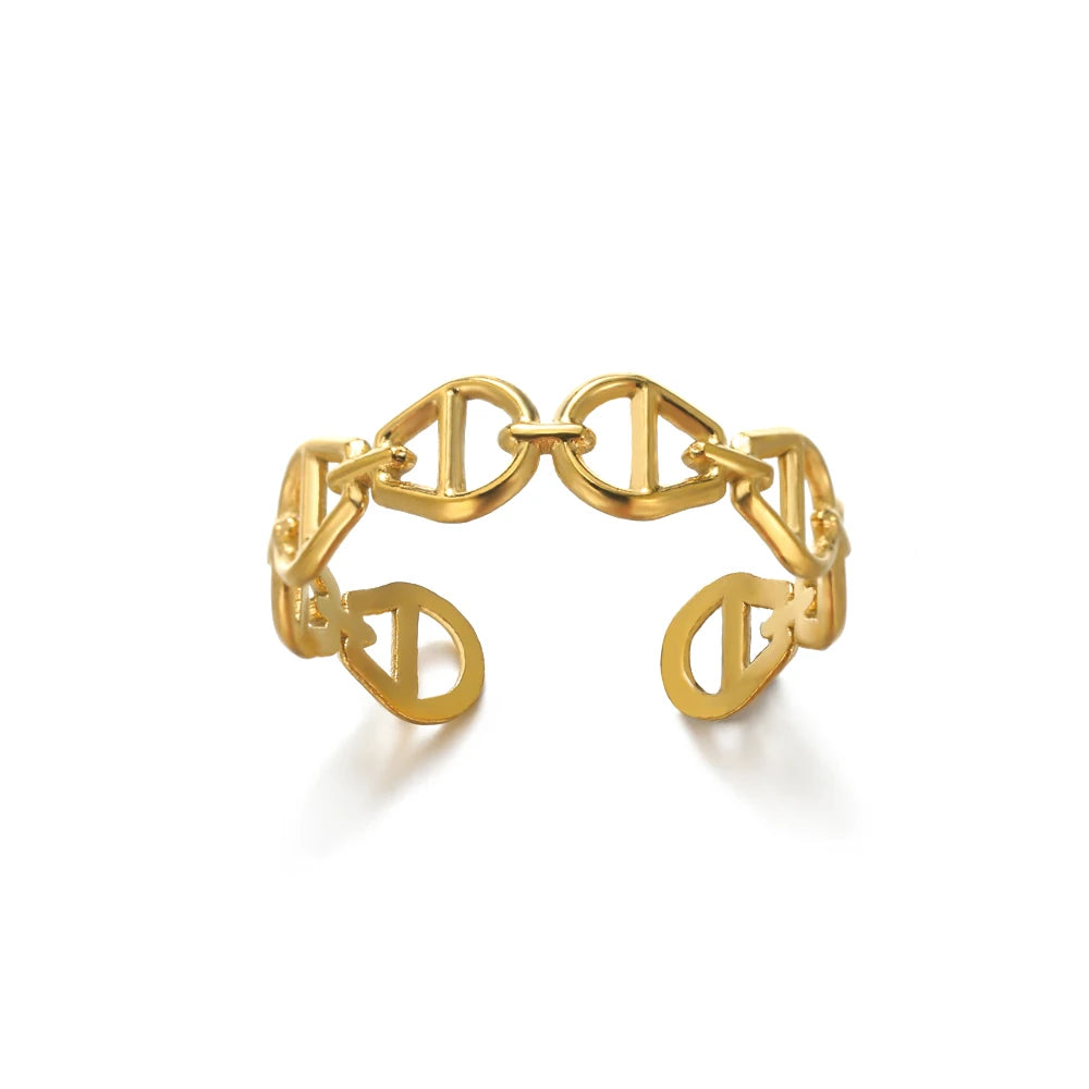 💍 Eternal Gold Ring – Timeless Elegance ✨