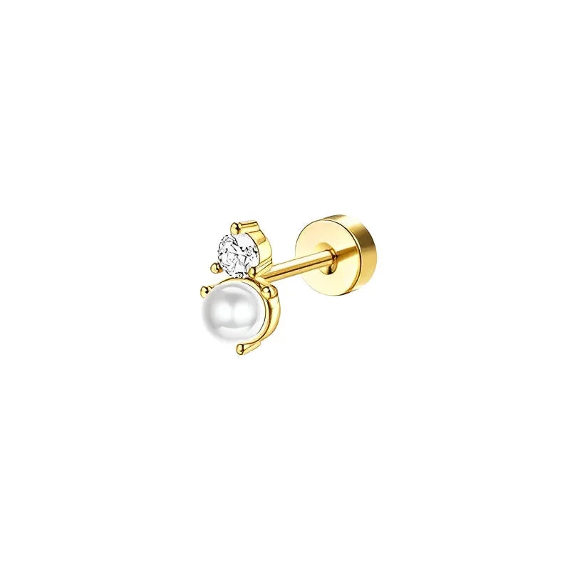 Sensitive Ear Stainless Steel Earrings