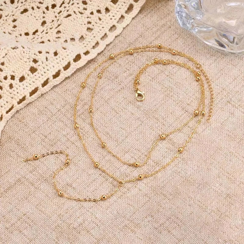 💛 Charmelle Golden Cascade Necklace 💛