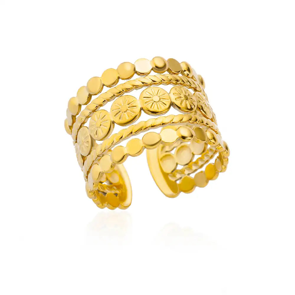 💍 Eternal Gold Ring – Timeless Elegance ✨