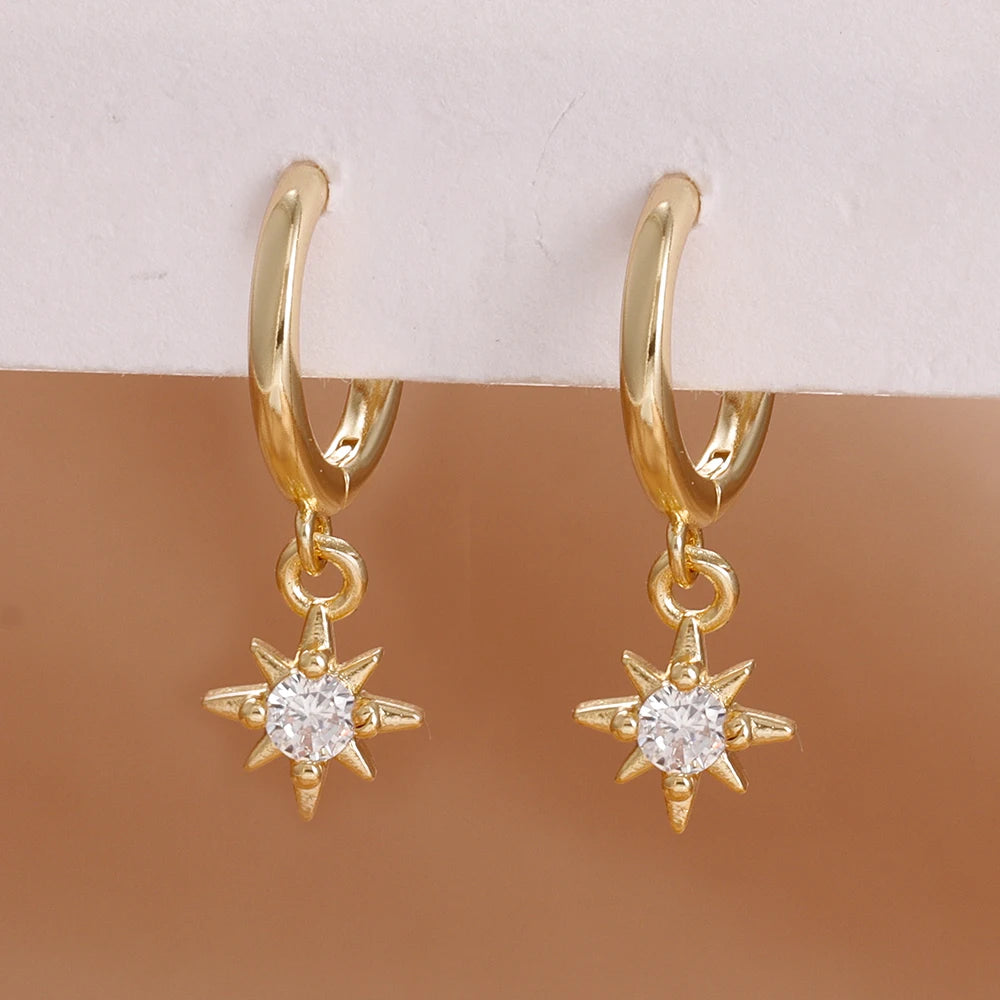 ✨ Celestial Star Zircon Earrings ✨