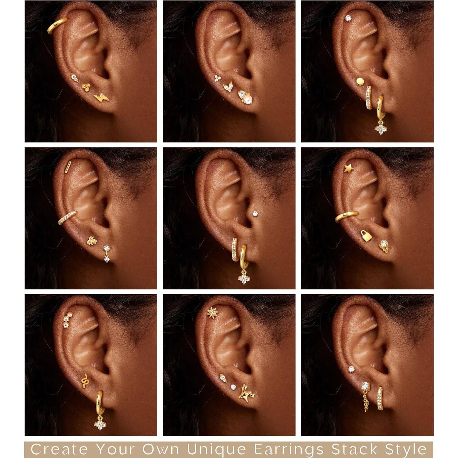 Sensitive Ear Stainless Steel Earrings