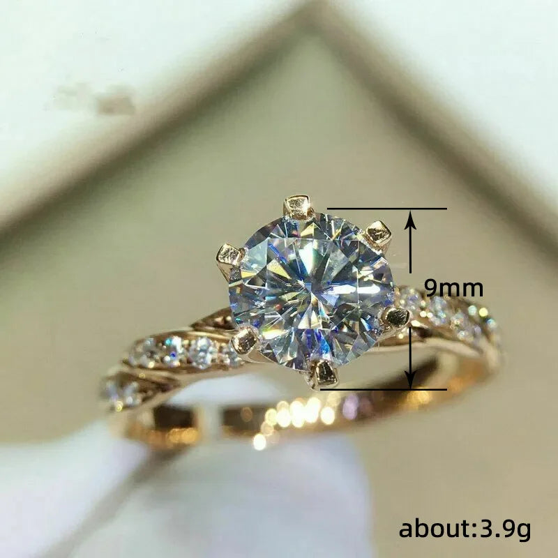Huitan Luxury CZ Ring.