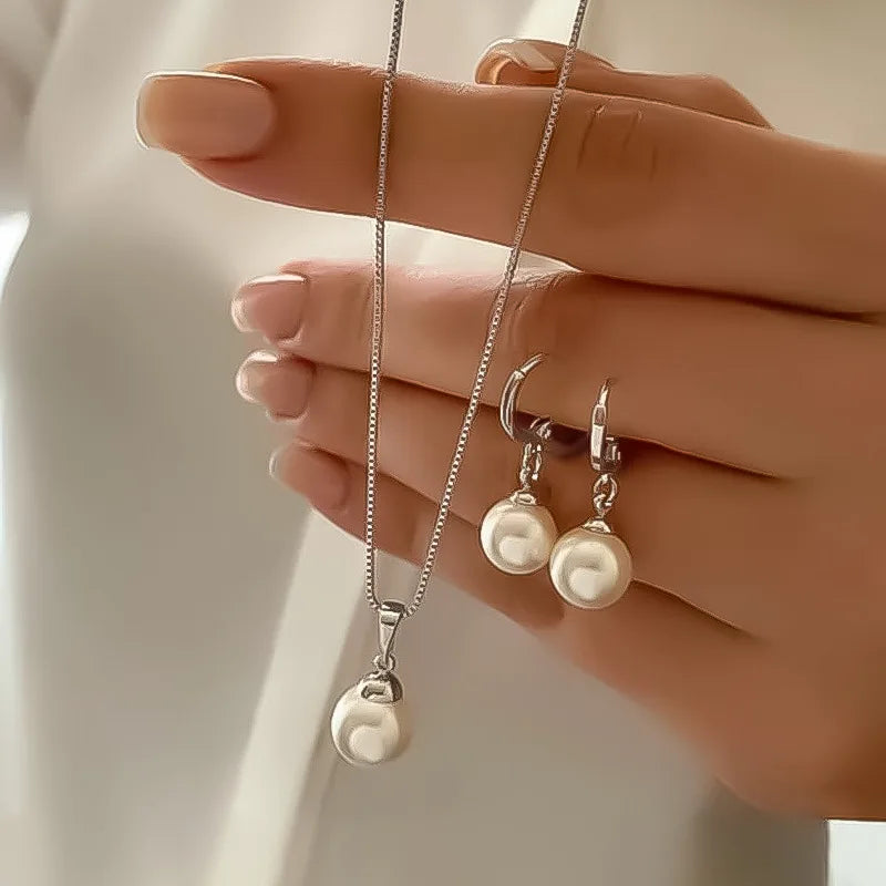Charmelle Pearl Elegance Set 🤍✨