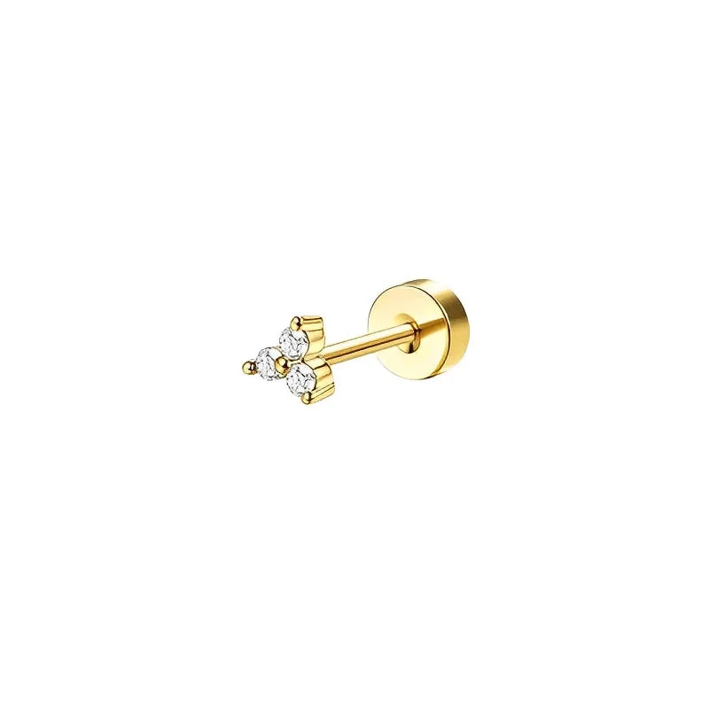 Sensitive Ear Stainless Steel Earrings