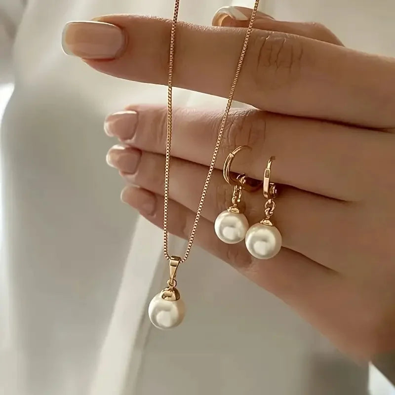 Charmelle Pearl Elegance Set 🤍✨
