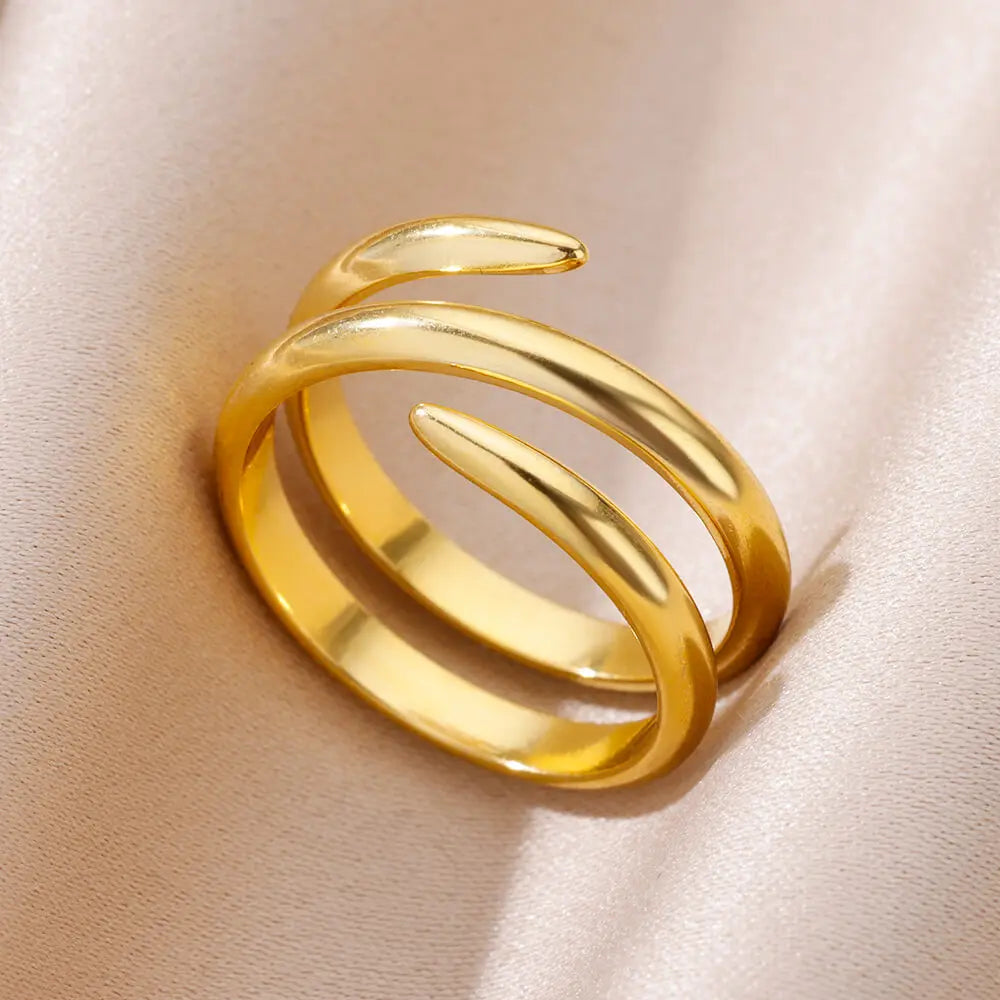 💍 Eternal Gold Ring – Timeless Elegance ✨